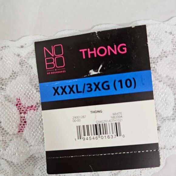 No Boundaries Women’s 3-Pack Multi-Color Seamless Lace Thong Panties – Size XXXL - Picture 16 of 16